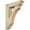 Ekena Millwork Imperial Traditional Rough Sawn Bracket w/ Offset Brace, Douglas Fir, 8"W x 30"D x 38"H BKT0806X30X38IMP01RDF - alternate 1